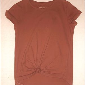 Abercrombie & Fitch Knotted Shirt